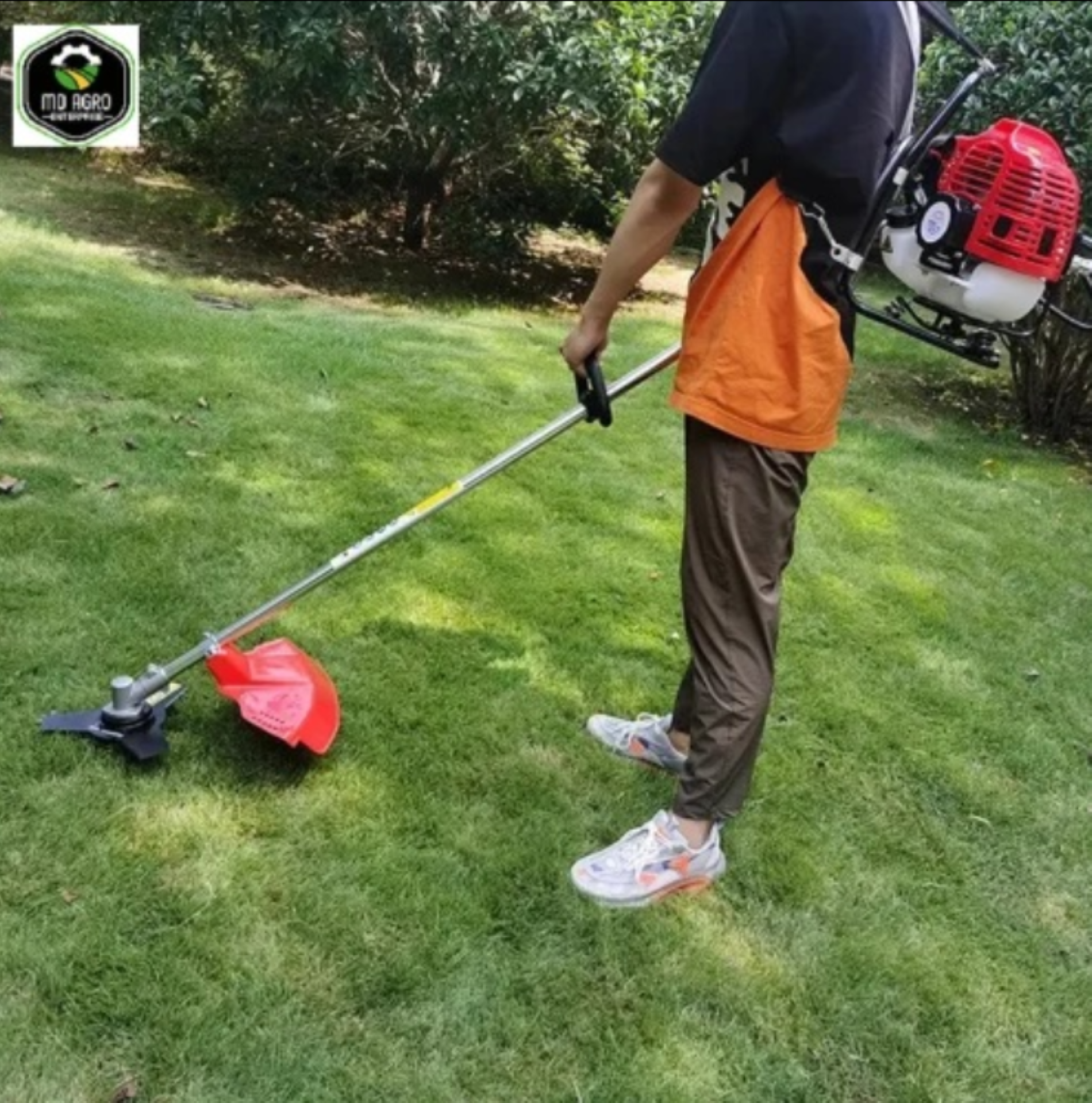 2 Stroke Brush Cutter Lusqi Germany 42.7cc Side Pack - Image 2