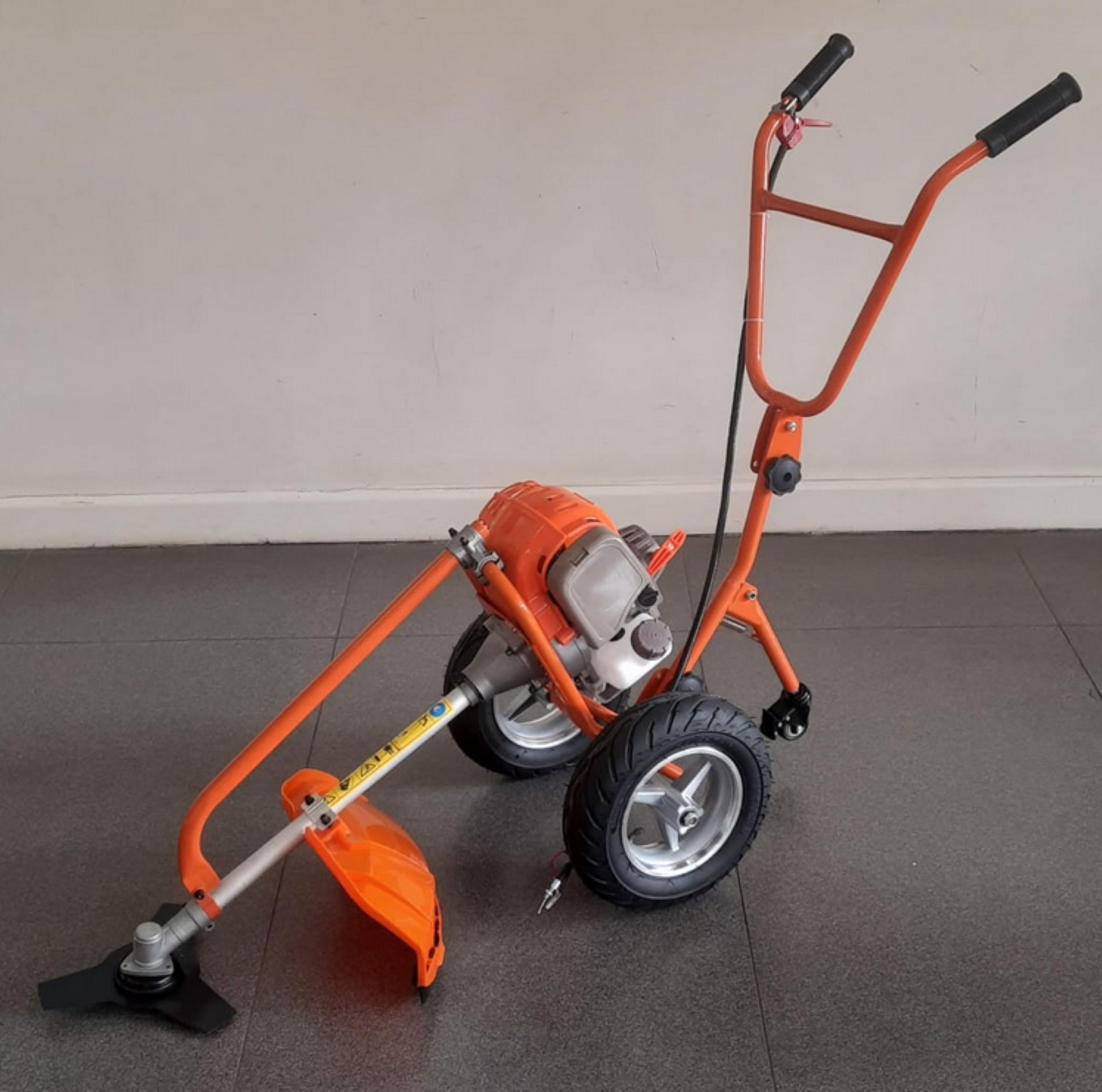 Trolley Brush Cutter 4 Stroke 2 Blades Hawk King HKWB008 - Image 4