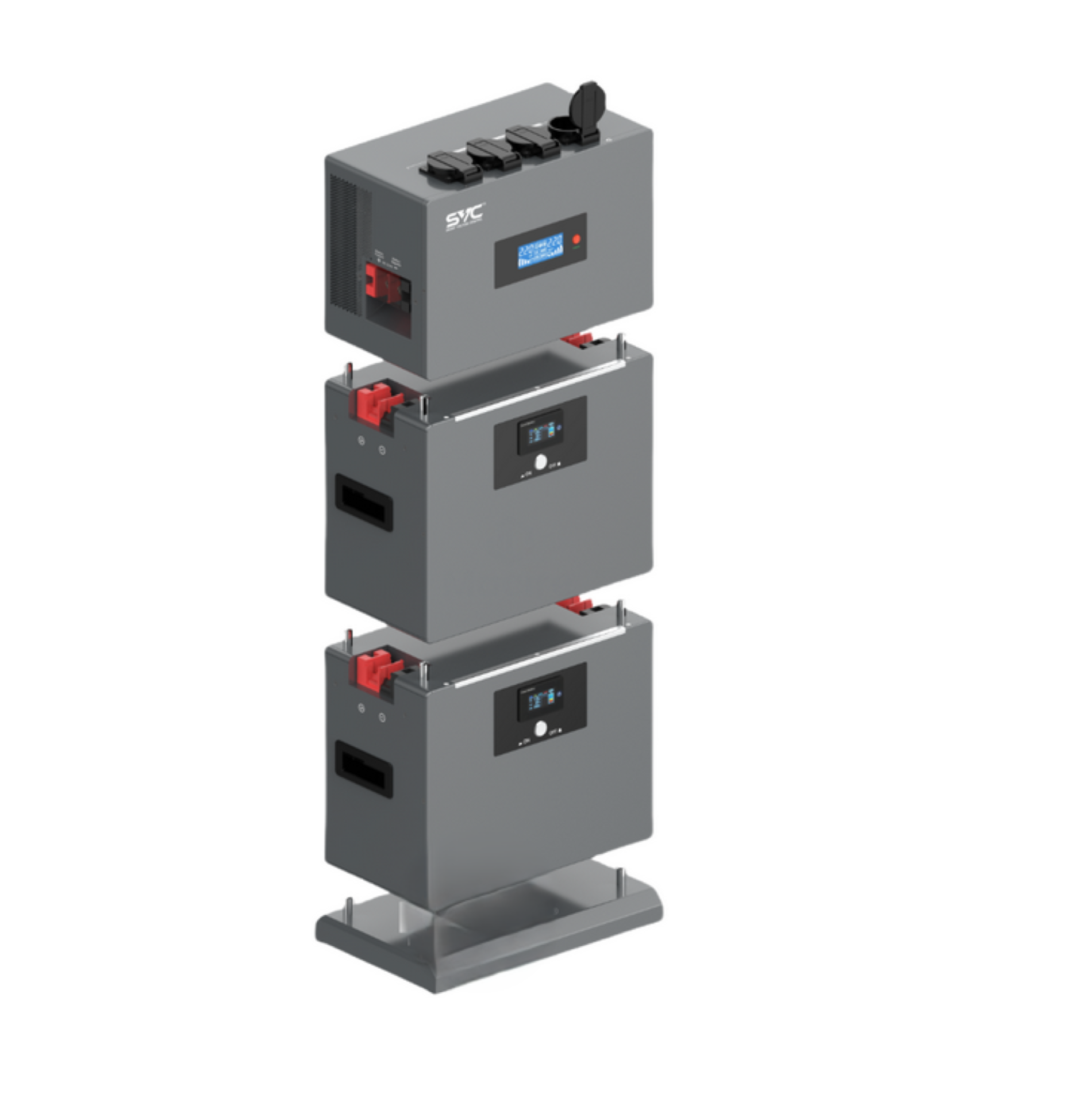 1.2KW SVC Solar All in One Kit 1200w -2pcs 1kw Lithium Batteries + 1.2kw Inverter - Image 4