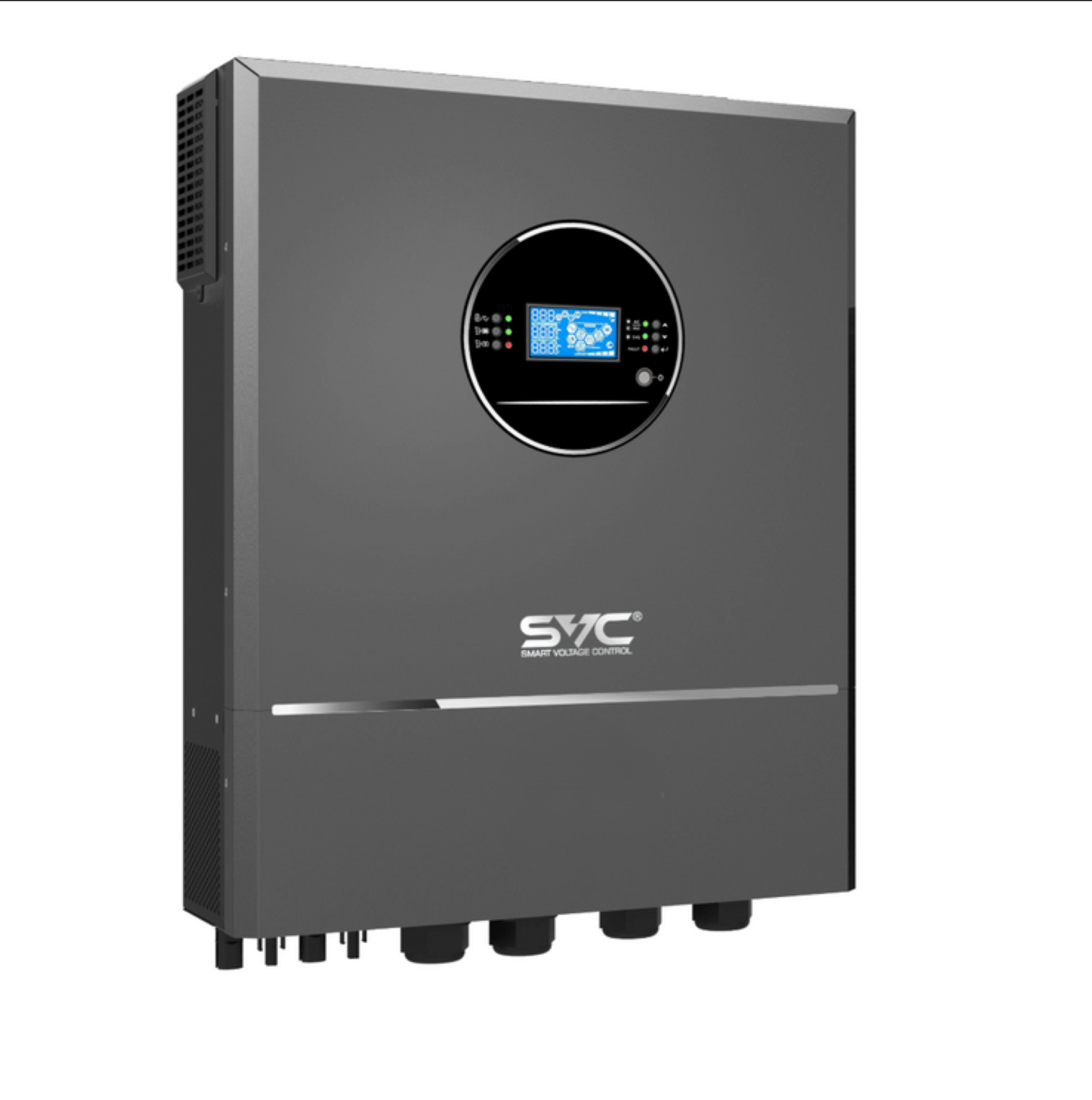 1.2kw 12v SVC Hybrid Solar Inverter - 1200w 100A MPPT - Intuitive LCD Display - Image 2