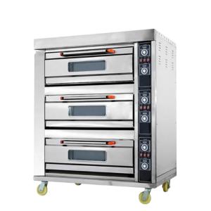 Three Deck 6 Trays Premier Baking Oven Commercial Electric