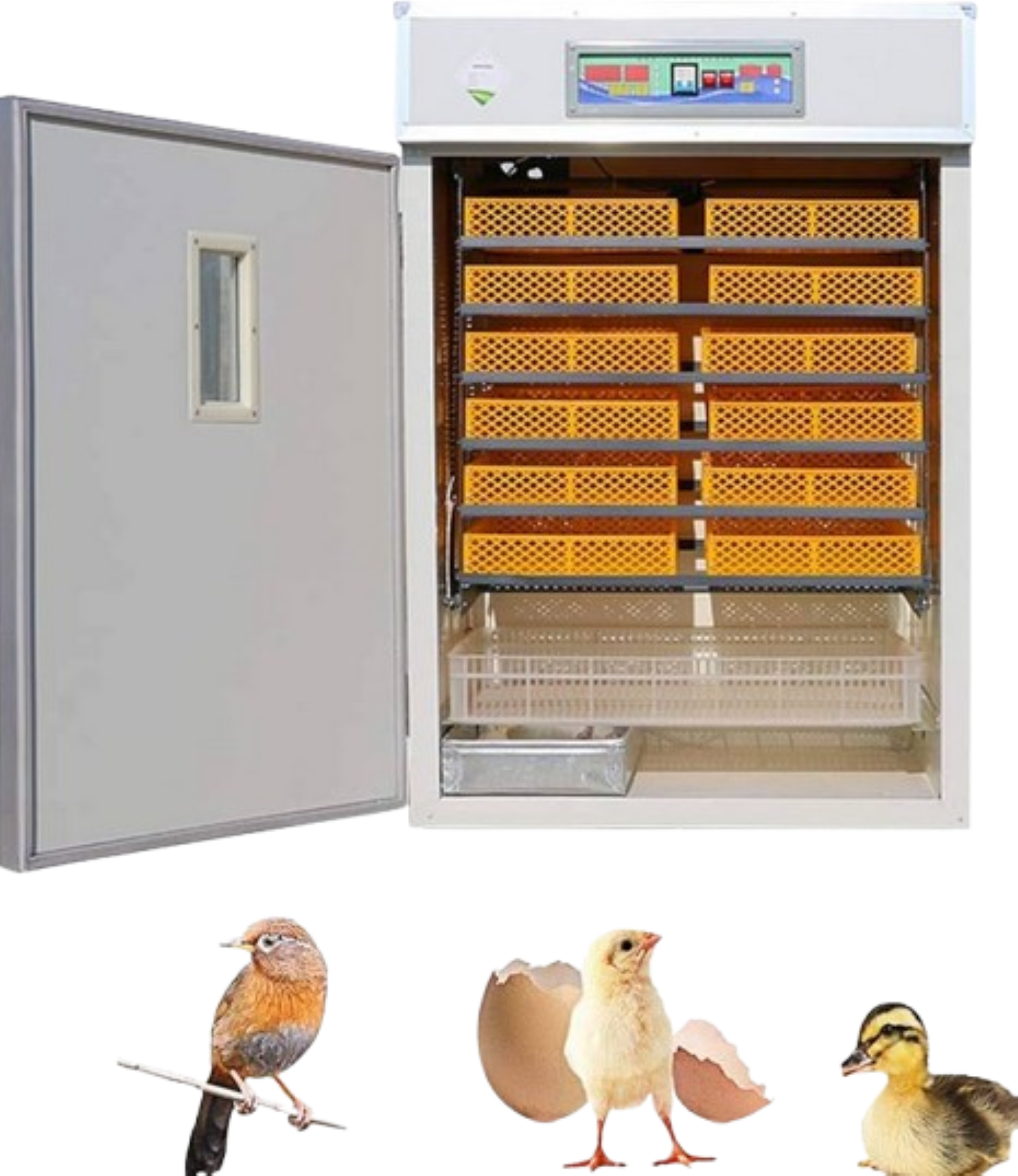 528 Eggs Incubator Intelligent Automatic Egg Hatcher