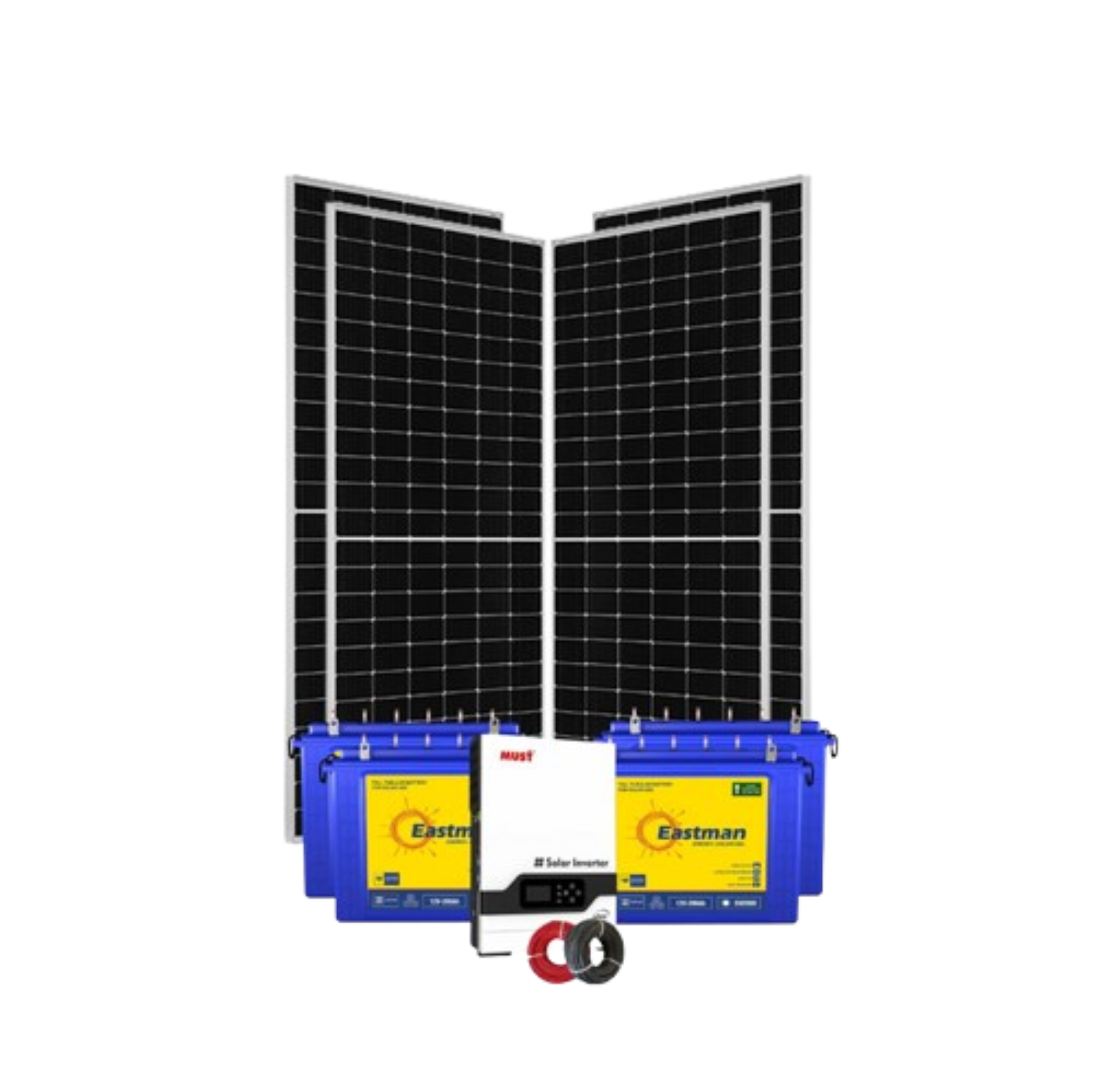 3kva Solar Power System Kit - Must Inverter Eastman Battery