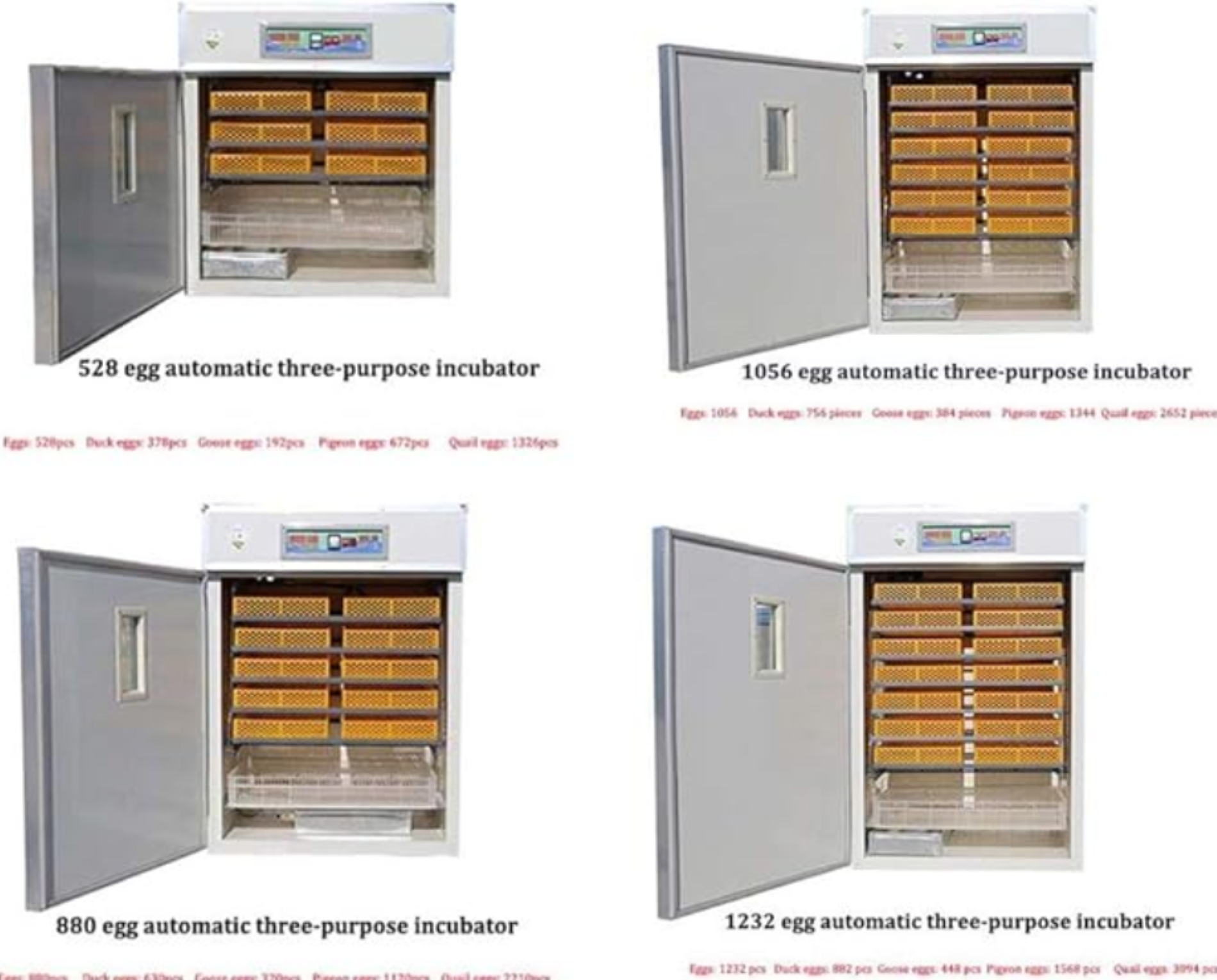 528 Eggs Incubator Intelligent Automatic Egg Hatcher - Image 2