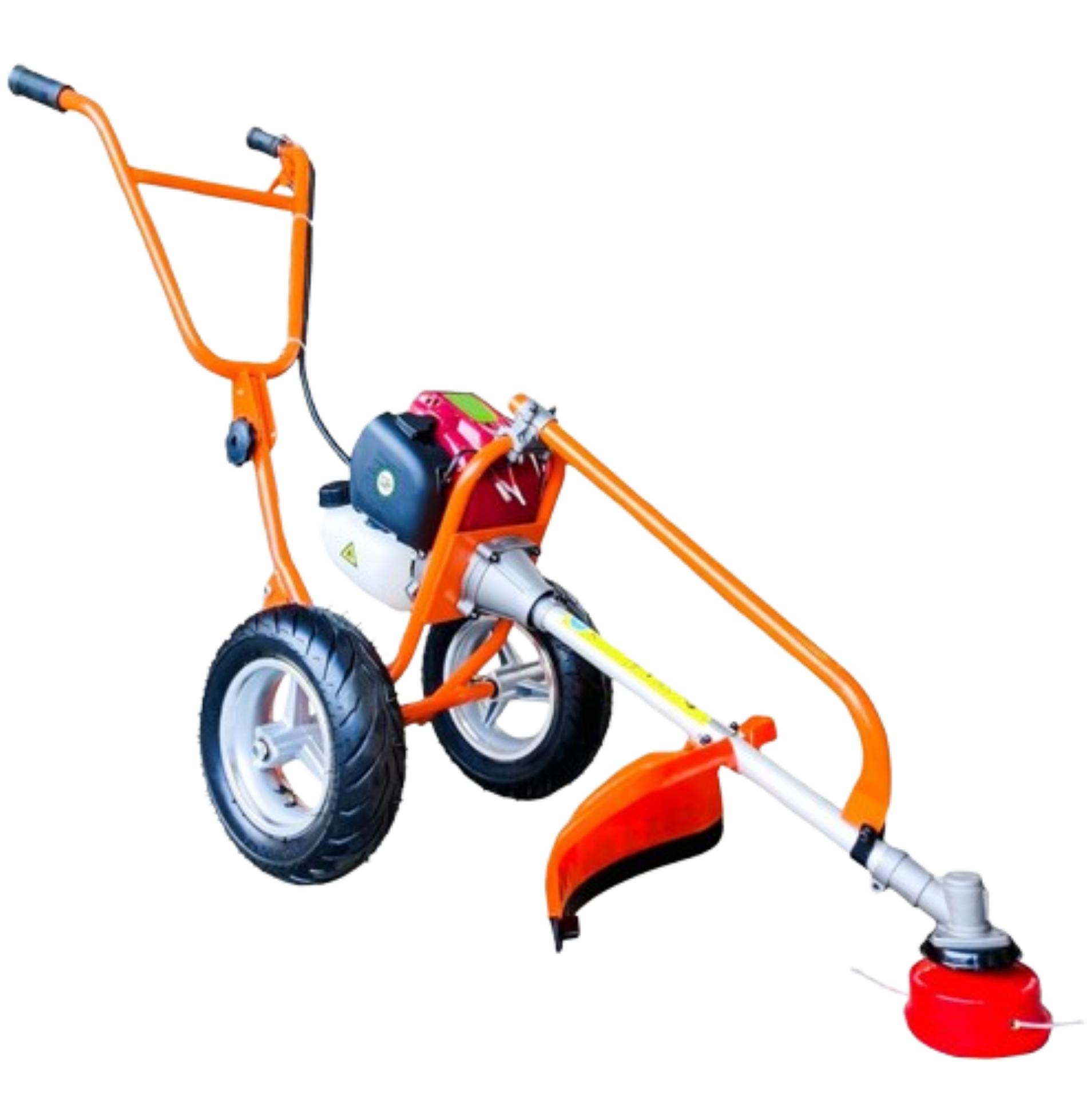 Trolley Brush Cutter 4 Stroke 2 Blades Hawk King HKWB008