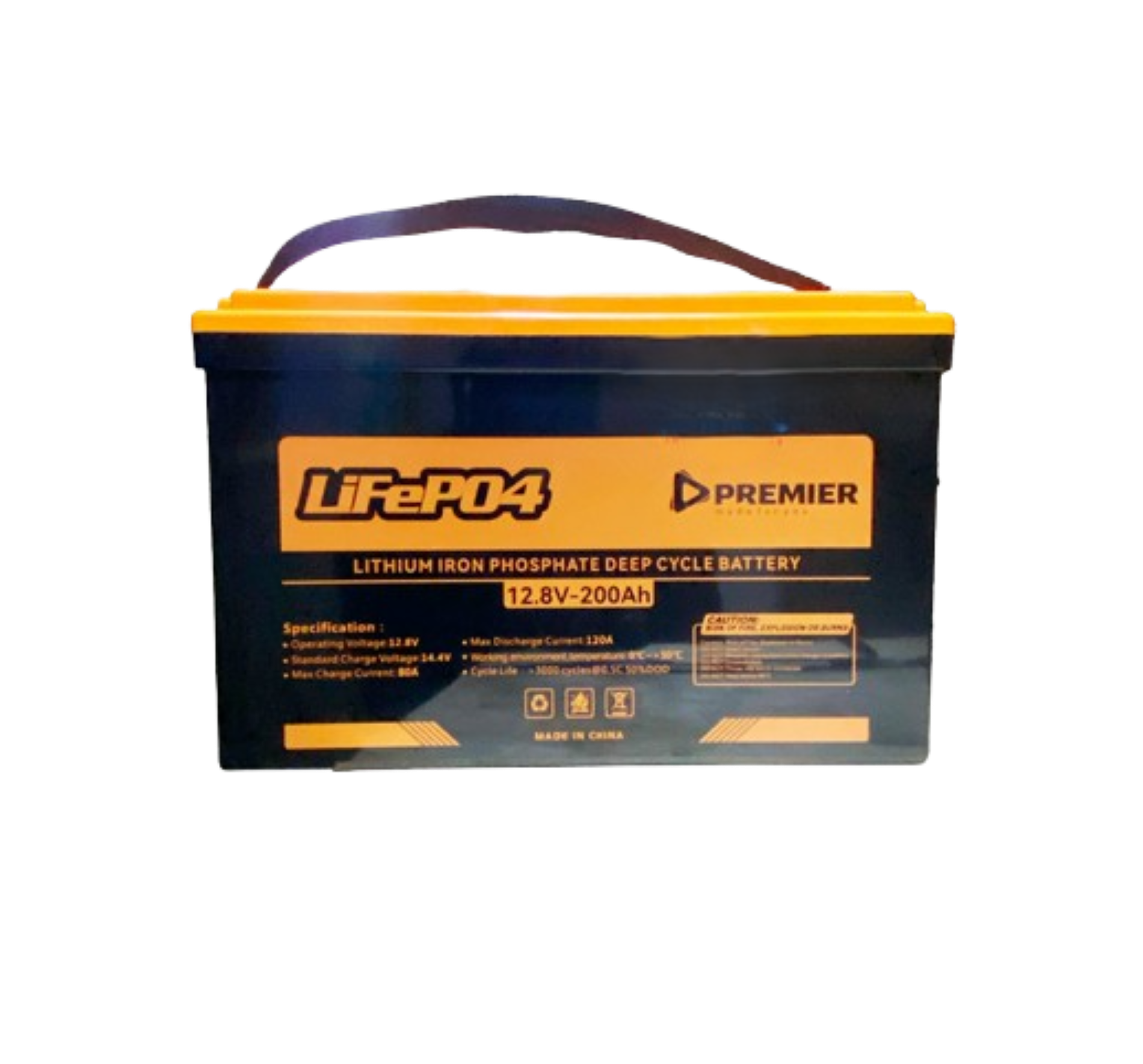 2.5kw 12v 200ah Lithium Battery Premier (2.56kw 12.8v)