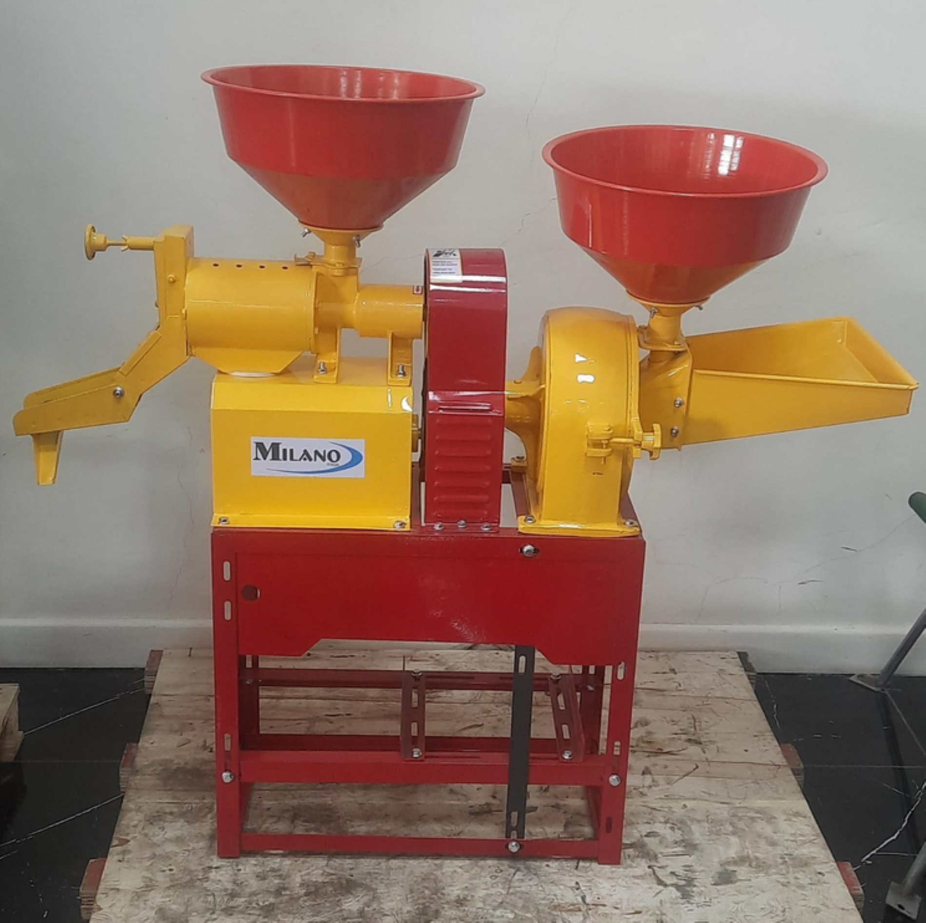 Rice and Maize Mill 200kg/hr Milano Italia MMRM With Motor - Image 6