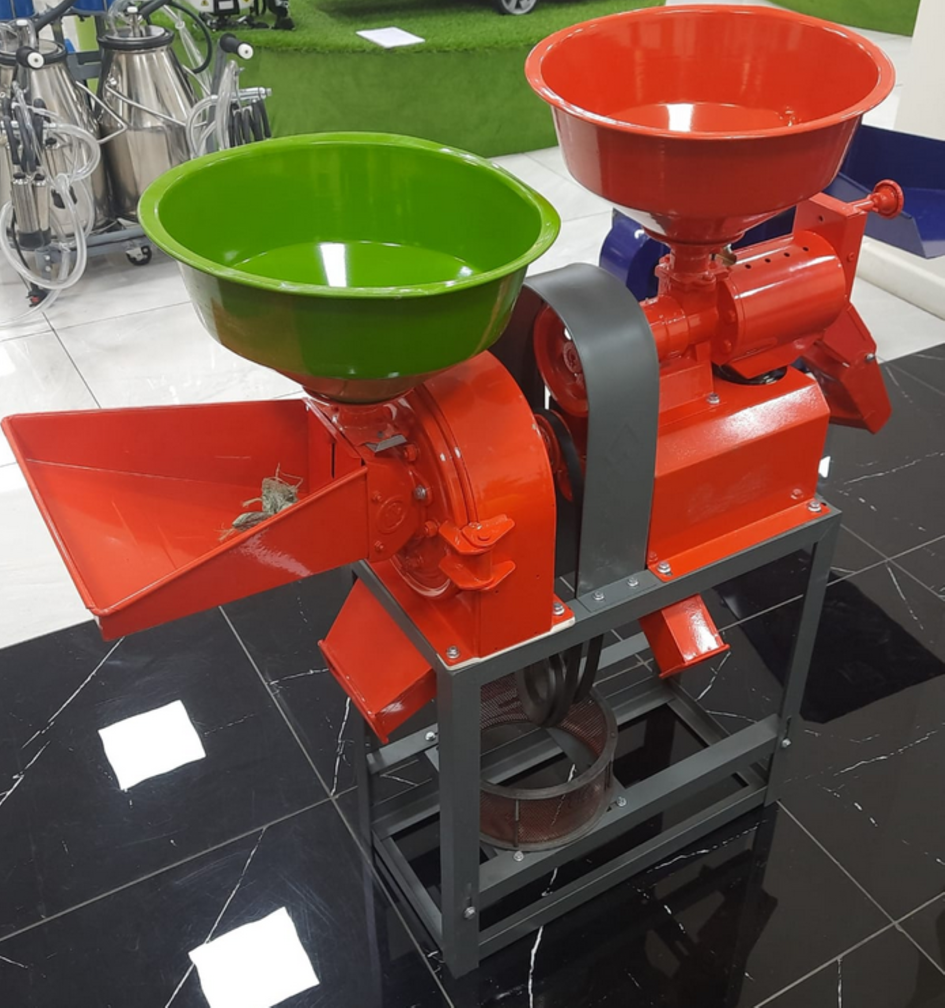 Rice and Maize Mill 200kg/hr Milano Italia MMRM With Motor - Image 3